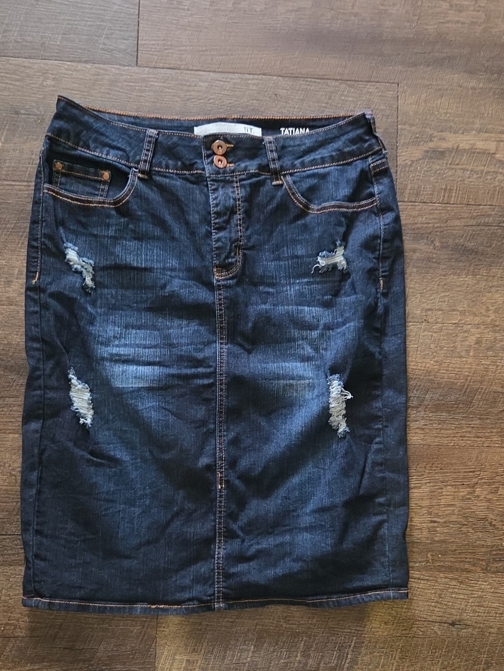!it jeans Tatiana Dark Blue Denim Skirt